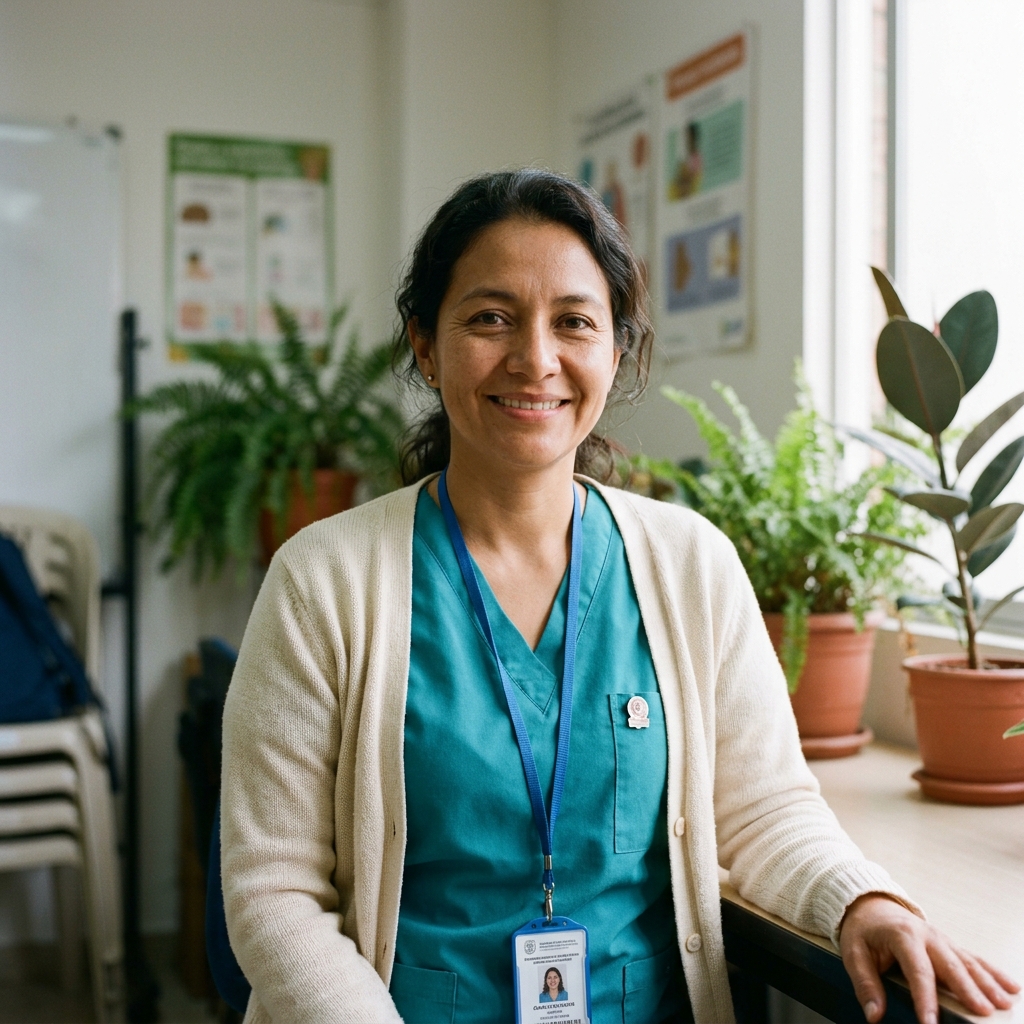 Carolina Restrepo Morales, enfermera educadora